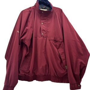 VTG Tourney Gore-Tex Men's‎ XL Wine Golf Jacket Waterproof Windproof Coat